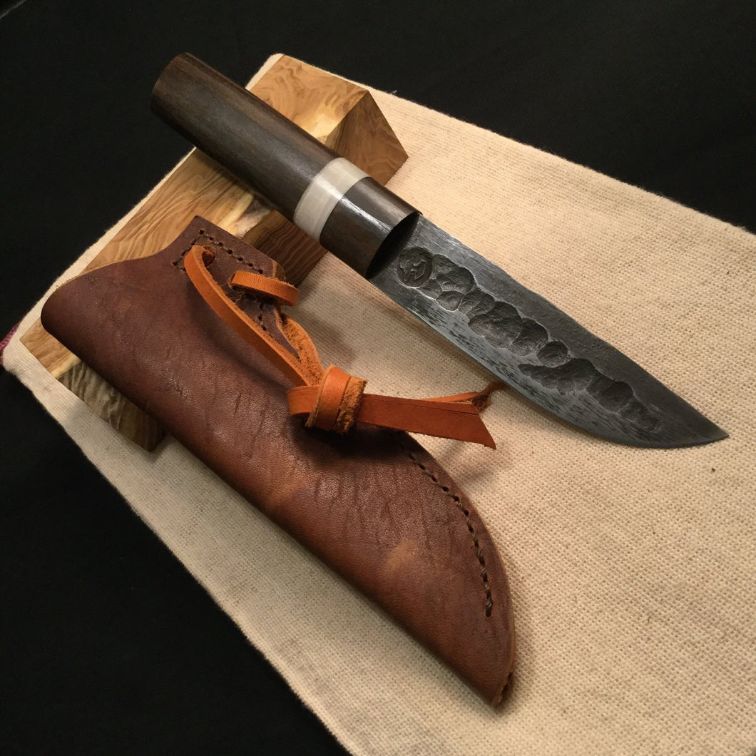 Knife, Hunting, Hand Forge, Single Copy. - IRON LUCKY