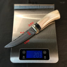 Cargar imagen en el visor de la galería, Knife Hunting, San Mai Steel, Fixed Blade, Straight Back Knife Blade. Art 14.321 - IRON LUCKY