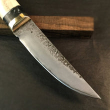 Cargar imagen en el visor de la galería, Knife Hunting, San Mai Steel, Fixed Blade, Straight Back Knife Blade. Art 14.321 - IRON LUCKY
