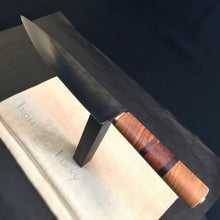 Charger l&#39;image dans la galerie, Knife Kitchen “Red Thread”, Carbon Steel, Hand forged. - IRON LUCKY