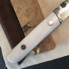 Load image into Gallery viewer, Kwaiken, Japanese Hunting and Steak Knife, Hand Forge, Carbon Steel. 14.331 - IRON LUCKY