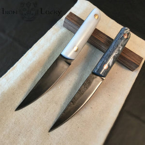 KWAIKEN, Japanese Kitchen and Steak Knife, Hand Forge, Carbon Steel. Art 14.327 - IRON LUCKY