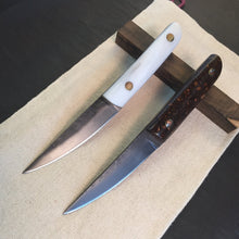 Load image into Gallery viewer, KWAIKEN, Japanese Kitchen and Steak Knife, Set Two Pieces, Hand Forge. 14.313 - IRON LUCKY