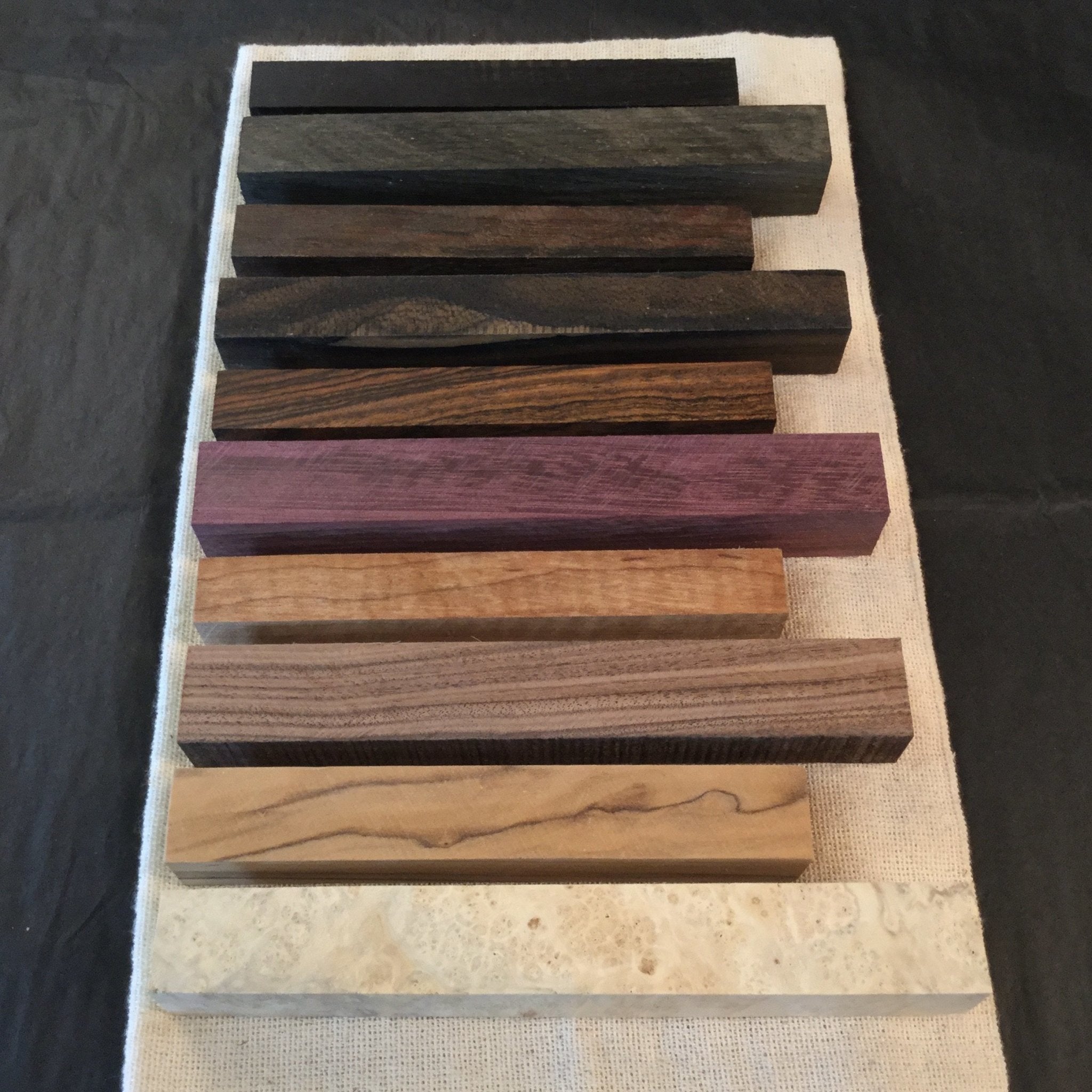 ZIRICOTE Wood Blanks, for Pen making, Crafting, Woodworking, Turning.