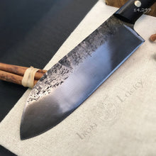 Cargar imagen en el visor de la galería, Santoku, Japanese Chef Knife, Hand Forge, Single Copy. - IRON LUCKY