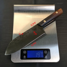 Cargar imagen en el visor de la galería, Santoku, Japanese Chef Knife, Hand Forge, Single Copy. - IRON LUCKY