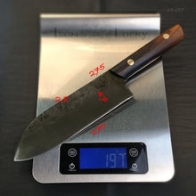 Charger l&#39;image dans la galerie, Santoku, Japanese Chef Knife, Hand Forge, Single Copy. - IRON LUCKY