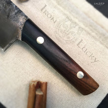 Cargar imagen en el visor de la galería, Santoku, Japanese Chef Knife, Hand Forge, Single Copy. - IRON LUCKY