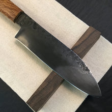 Charger l&#39;image dans la galerie, Santoku &quot;Savage V&quot; Japanese Kitchen Knife, 167 mm, Forge Carbon Steel - IRON LUCKY
