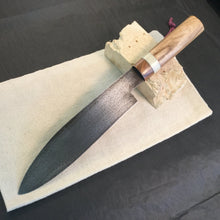 Charger l&#39;image dans la galerie, SANTOKU &quot;Savage VI&quot; Japanese Kitchen Knife, 186 mm, Forge Carbon Steel - IRON LUCKY