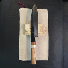 Charger l&#39;image dans la galerie, SANTOKU &quot;Savage VI&quot; Japanese Kitchen Knife, 186 mm, Forge Carbon Steel - IRON LUCKY