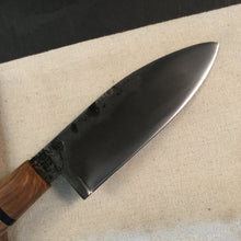 Charger l&#39;image dans la galerie, SANTOKU &quot;Savage VIII&quot; Japanese Kitchen Knife, 150 mm, Forge Carbon Steel - IRON LUCKY