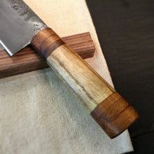 Charger l&#39;image dans la galerie, Santoku &quot;Savage X&quot; Japanese Kitchen Knife, 173 mm, Forge Carbon Steel - IRON LUCKY