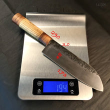 Charger l&#39;image dans la galerie, Santoku &quot;Savage X&quot; Japanese Kitchen Knife, 173 mm, Forge Carbon Steel - IRON LUCKY