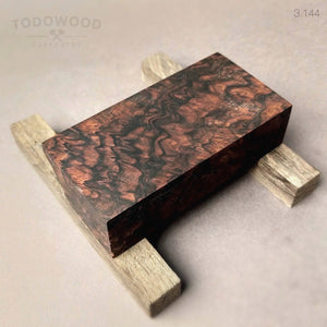 Stabilized wood Walnut Burl, Big blank for woodworking, turning, crafting, 3.144 - IRON LUCKY