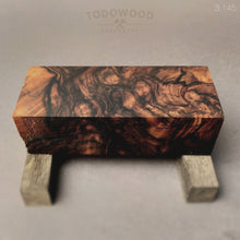 Load image into Gallery viewer, Stabilized wood Walnut Burl, Big blank for woodworking, turning, crafting, 3.145 - IRON LUCKY