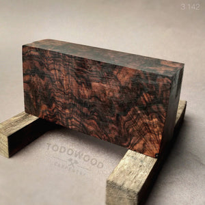 Stabilized wood Walnut Burl, blank for woodworking, DIY, turning, crafting, 3.142 - IRON LUCKY