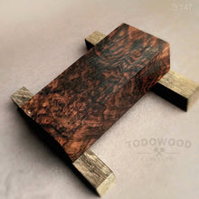Load image into Gallery viewer, Stabilized wood Walnut Burl blank for woodworking, turning, crafting, 3.147 - IRON LUCKY