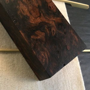 Stabilized wood Walnut Burl blank, woodworking, DIY, turning, crafting 3.157 - IRON LUCKY