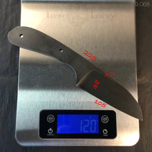 Load image into Gallery viewer, Stainless Steel Blade Blank for knife making, crafting, hobby, DIY. Art 9.068 - IRON LUCKY