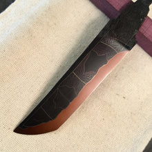 Load image into Gallery viewer, Unique Carbon Steel Blade Blank for knife making, crafting, hobby DIY. Art 9.070 - IRON LUCKY
