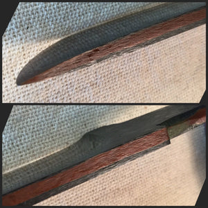 Unique Carbon Steel Blade Blank for knife making, crafting, hobby DIY. Art 9.070 - IRON LUCKY