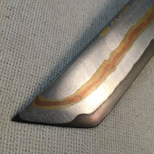 Load image into Gallery viewer, Unique Laminated Steel Blade Blank for knife making, crafting, hobby. Art 9.071 - IRON LUCKY