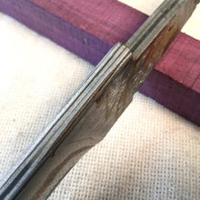 Load image into Gallery viewer, Unique Laminated Steel Blade Blank for knife making, crafting, hobby. Art 9.071 - IRON LUCKY