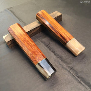Wa-Handle blank for kitchen knife. Japanese Style. Ironwood. - IRON LUCKY