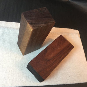 WALNUT, One Blank for Crafting, Turning, Woodworking, Precious woods, 10.142 - IRON LUCKY