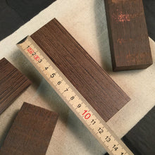 Load image into Gallery viewer, WENGE Wood Blank for Crafting, Woodworking, DIY precious woods. Art 10.186 - IRON LUCKY