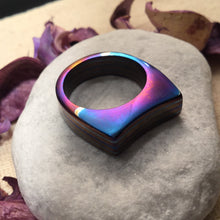 Load image into Gallery viewer, Women&#39;s Timascus Ring, 18 mm, Handmade. Single copy. 6,54 grams. - IRON LUCKY