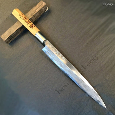 Yanagiba, Japanese Kitchen Knife, Vintage 1950-60, Japanese original. - IRON LUCKY