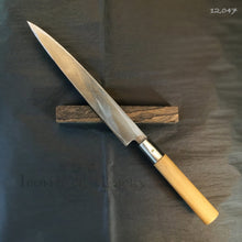 Laden Sie das Bild in den Galerie-Viewer, Yanagiba, Japanese Kitchen Knife, Vintage 1950-60, Japanese original. - IRON LUCKY