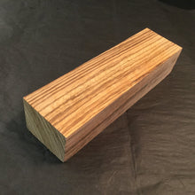 Load image into Gallery viewer, ZEBRANO Wood Blank, Precious Woods, for Woodworking, Turning, DIY. Art 10.193 - IRON LUCKY