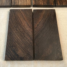 Load image into Gallery viewer, ZEBRANO WOOD. Two Mirror Blanks, for the woodworking, knife making, artisans, crafting. Art 10.197 - IRON LUCKY